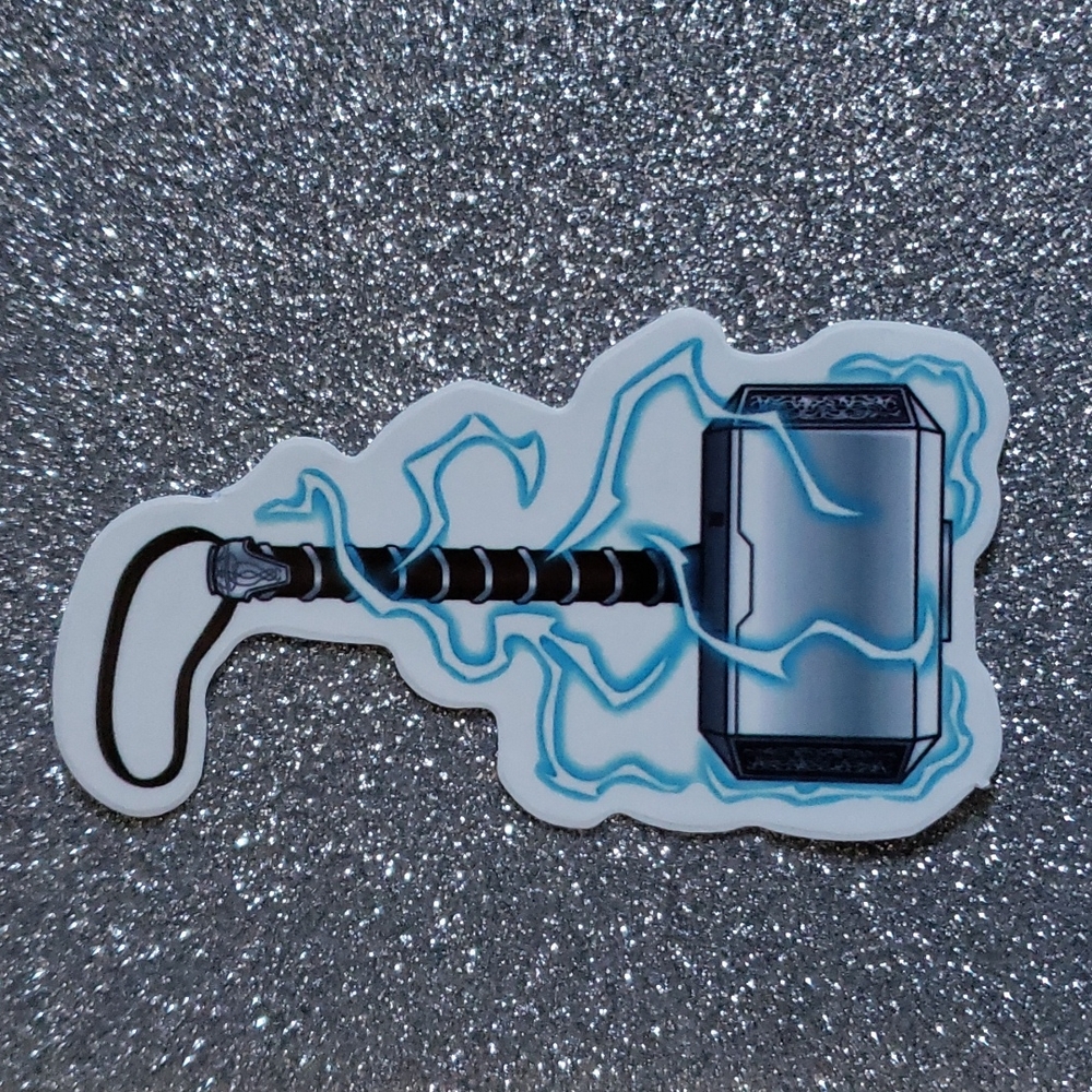 MARVEL Thor Hammer Waterproof Sticker